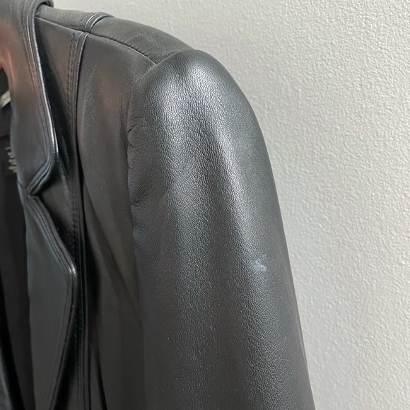 WHBM Leather Moto Jacket - Picture 6 of 9